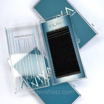 Вії Vilmy "VIYA" Мікс, вигін L, Коричневі Chocolate 22538 фото