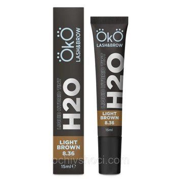 OKO Фарба Liquid Hybrid Tint H20 Light Brown 8.36 15 мл 2545062566 фото