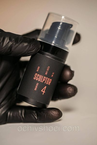 Складник для ламінування брів SCULPTOR FLEXI LINE BROW CALMING №4 Заспокійлива сироватка Глибоке відновлення, 15мл. 2757594692 фото