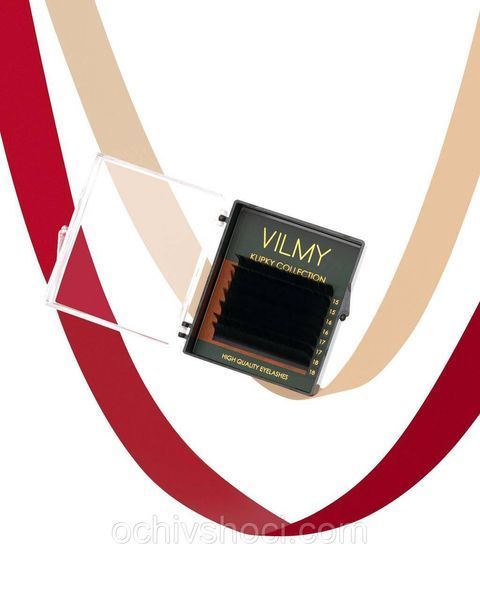 Вії VILMY KLIPKY чорні, Вигин D, Мікс 15-18 мм 8 ліній, Південна Корея 2522132015 фото