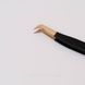 Пінцет Onrial "ГОЛЛІВУД" чобіток, Чорний з золотом 2788117833 фото 4