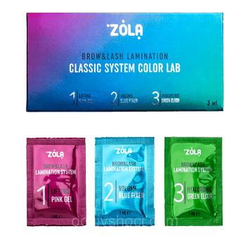 ZOLA Набір для ламінування Color Lab в саше 3 х 1 мл 2530352099 фото
