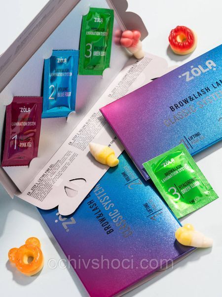 ZOLA Набір для ламінування Color Lab в саше 3 х 1 мл 2530352099 фото