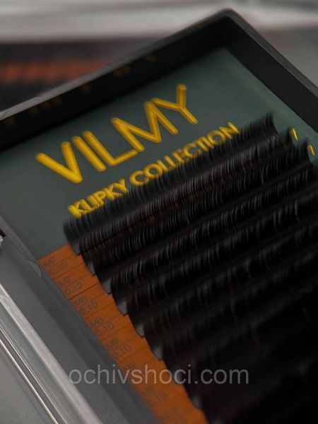 Вії VILMY KLIPKY Чорні, Вигин LC (окремі довжини) 20 ліній 22594 фото