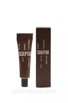 Гель-фарба для брів SCULPTOR dark brown 15мл., фарбування брів та вій 2756576015 фото