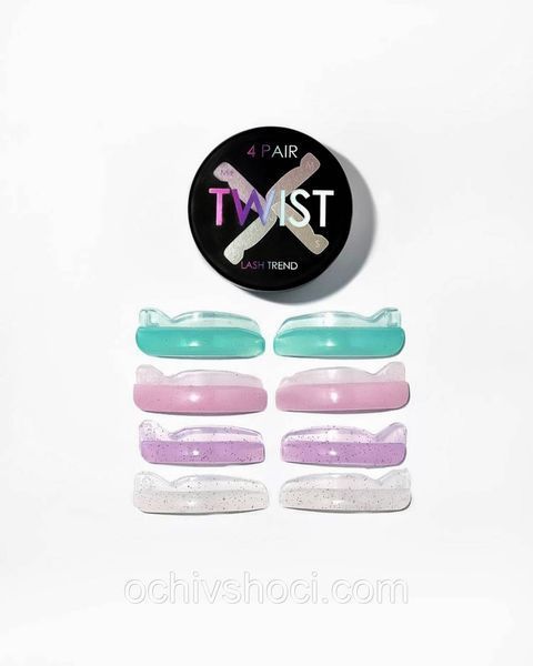 Валики Lash Trend "TWIST" 4 пари S,M,M+,L., валики для ламінування вій 2571470483 фото