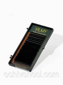 Вії VILMY KLIPKY Black, Вигин D, Мікс чорні, 20 ліній, Mix 2471287231 фото