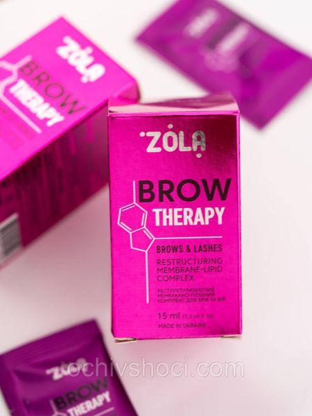 ZOLA Реструктуризуючий Мембранно-Ліпідний комплекс BROW THERAPY 1,5 мл х 10 шт. 2530536520 фото