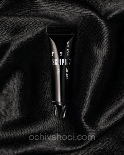 Фарба для вій EYELASH TINT Deep Black 15мл., фарбування брів та вій 2756627786 фото