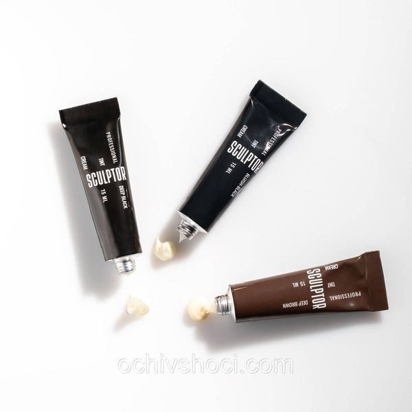 Фарба для вій EYELASH TINT Brown 15мл., фарбування брів та вій 2756648019 фото
