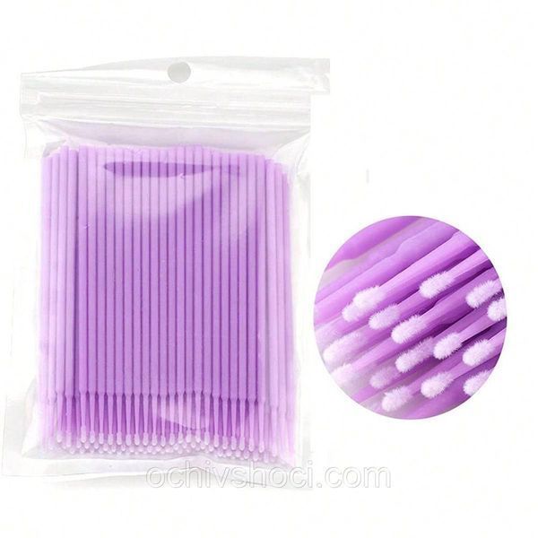 Мікробраші Лавандові 100шт. 2283955715 фото