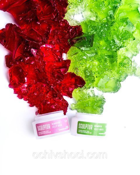 Ремувер Sculptor Jelly Rose, 15 мл, ремувер желе для зняття нарощених вій 2572527235 фото
